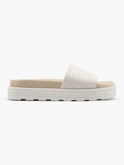 Platform Slip On Footbed Sandal Women Sandals·Flat Sandals