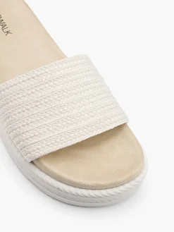Platform Slip On Footbed Sandal Women Sandals·Flat Sandals