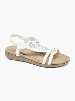 New Sandal With Flower Detail Women Sandals·Flat Sandals