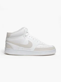 Clearance /Beige Court Vision Mid Trainers Women Trainers·High Top Trainers|Trainers·Nike