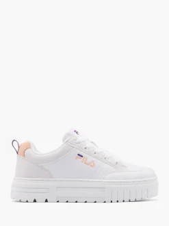 Sale White//Orange Lace- Up Trainers Women Trainers·Sports Trainers