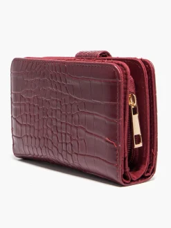 Online Wine Croc Print Purse Women Other Accessories·Purses & Wallets