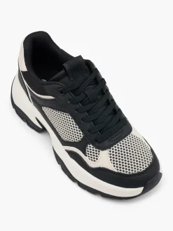 Women's Black/Beige Chunky Trainer Women Trainers·Chunky Trainers