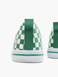 Women's Check Canvas Trainers Women Trainers·Canvas Trainers|Loafers & Low Shoes·Canvas