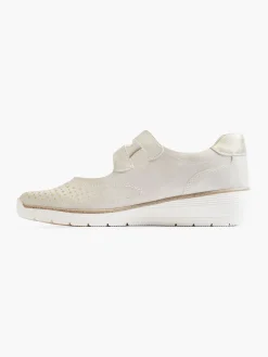 Clearance Womens Lightweight Wedge Casual Shoe with Touch Fastening Women Loafers & Low Shoes·Comfort
