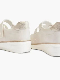 Clearance Womens Lightweight Wedge Casual Shoe with Touch Fastening Women Loafers & Low Shoes·Comfort