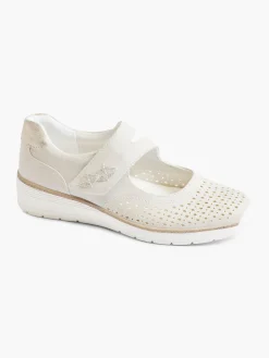 Clearance Womens Lightweight Wedge Casual Shoe with Touch Fastening Women Loafers & Low Shoes·Comfort